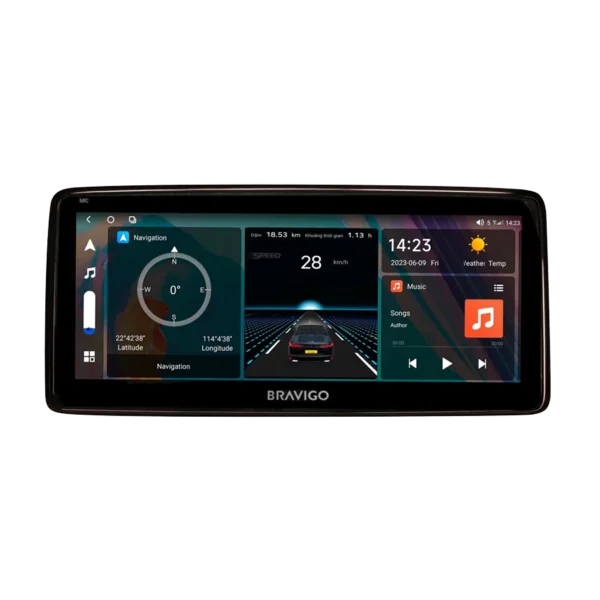 MÀN HÌNH ANDROID Ô TÔ BRAVIGO BLUX MAZDA NEW