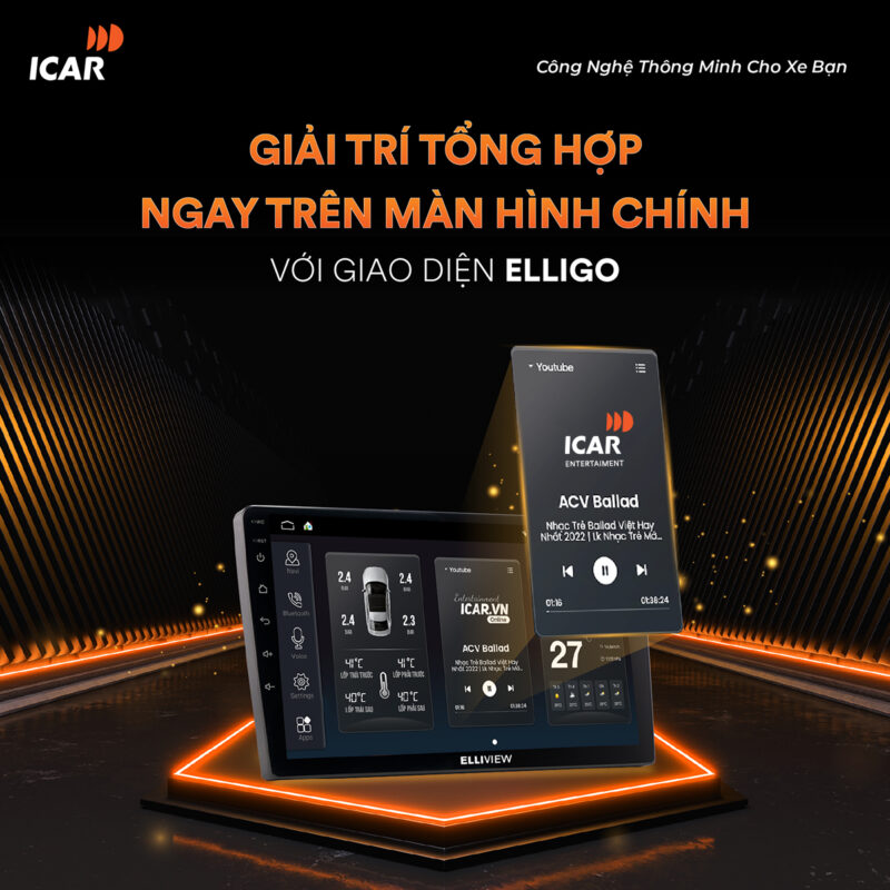 Màn hình Android ICAR Elliview U4 Basic 2024