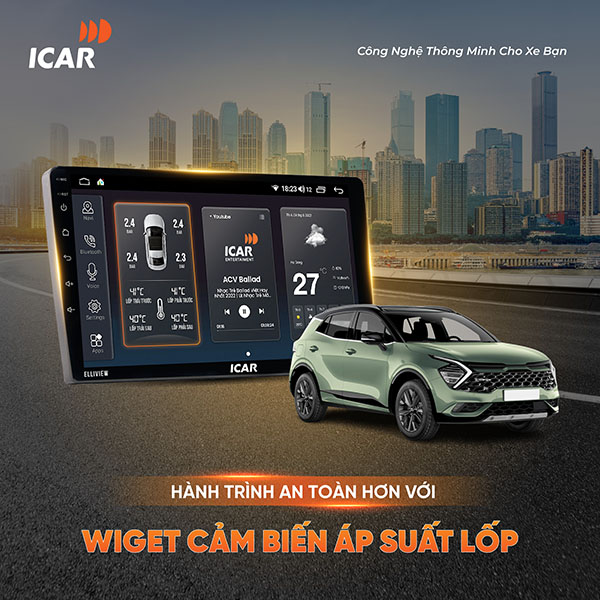 Màn hình Android ICAR Elliview U4 Basic +