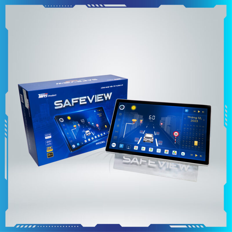 MÀN HÌNH Ô TÔ THÔNG MINH SAFEVIEW LIMITED 13INCH 2K